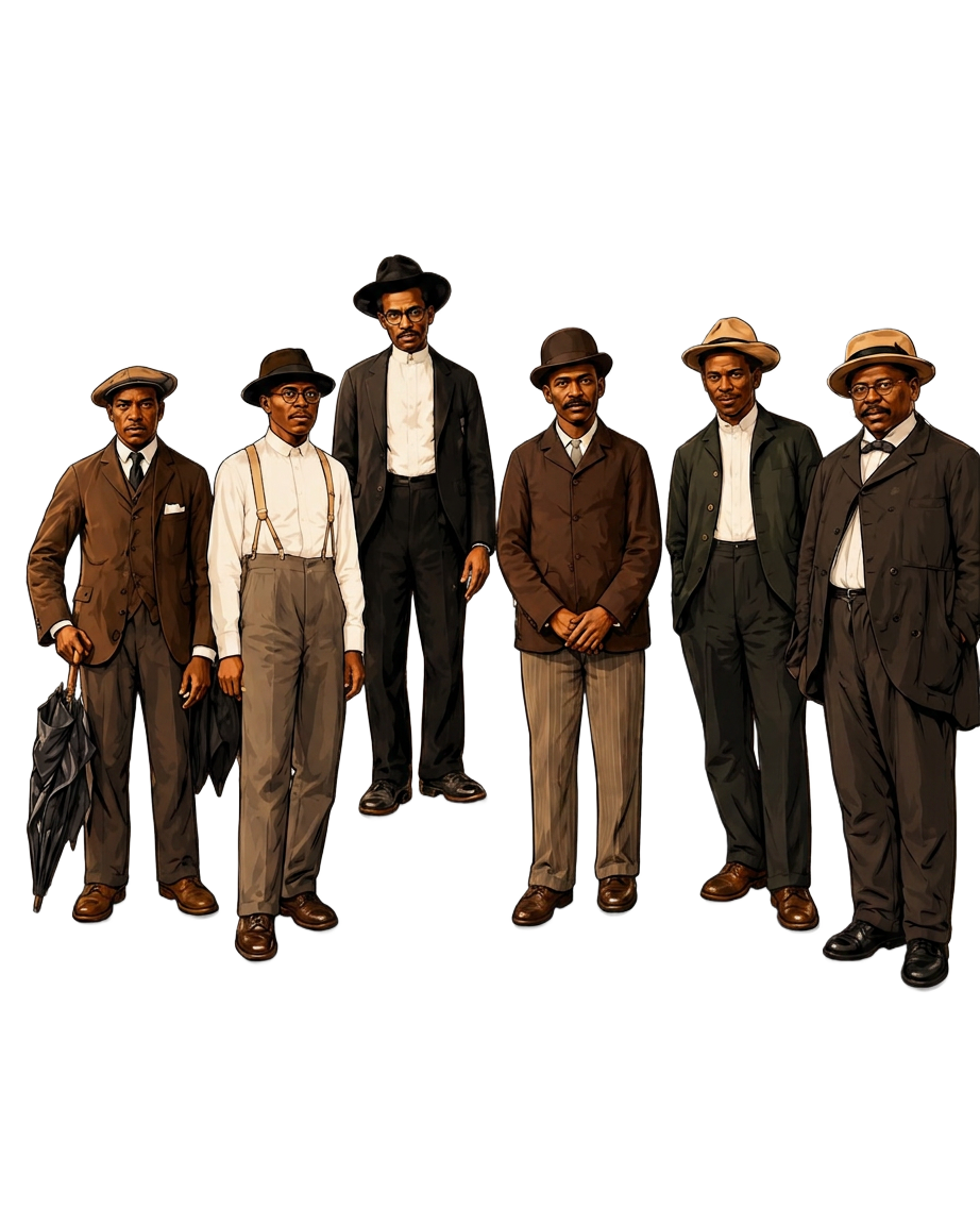 The founders of Eatonville, circa 1887